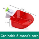 5 Pack Chicken Waterer large Plastic Automatic Chicken Waterer Cups Kit  3 8    
