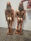 Art Deco  Nude Egyptians Bronze cooper Statue Sculpture Home Office Decor