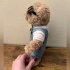 Vtg Y2k Era House Of Blues Ltd Ed  Teddy Bear Denim Overalls Sunglasses Plush