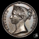 United Kingdom Silver Medal  Baltic  Victoria 1854-55  Rare  30 5 G  35 Mm