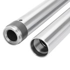 Cycle Standard 39mm Chrome Fork Tubes - 31 Inch - 6 Over