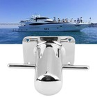 High Strength Single Crossing Dock Bollard Cleat Bitt  For Marine Mooring