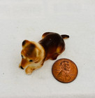 Collie Dog Puppy Figurine On A Chain Vintage Japan Replacement