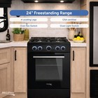 Recpro Rv 24  Stove     Stainless Steel Gas Range  12 000 Btu  4 Burners