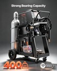 Vevor Welding Cart 3-tier 400 Lbs Welder Welding Cart With 360   Swivel Wheels