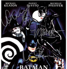 Batman Returns Signed Movie Poster 11x17 With Coa - Authentic Memorabilia