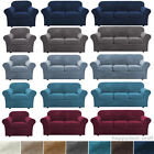 Stretch Velvet Plush Slipcover With Separate Cushion Cover Couch Sofa Covers Us