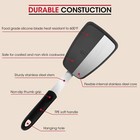 2 Pack Flexible Silicone Spatula  600f Heat Resistant black