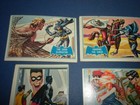 6 Batman Blue Bat puzzle Back Cards Topps 1966 U s a  Lot
