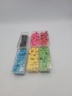 Vtg 1963 Risk Board Game Wooden Replacement Army Pieces Parts In Cases   Lids