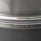 Pyrex A 9 C Clear Glass Square Replacement Lid Only 7 5  Inside Large Knob Vtg