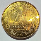 1978 Central African Republic 25 Francs  Unc bu