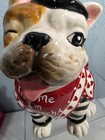 Blue Sky Clayworks French Bulldog Figurine  kiss Me I m French  Valentine Decor