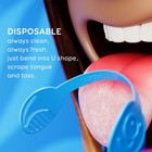 Grin Tongue Cleaner Strap  48 Count  Disposable 48 Count  pack Of 1   White