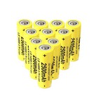 14500 Battery 2500mah Li-ion 3 7v Rechargeable Batteries Cell For Flashlight Lot