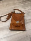 Vintage 1938 Leather Satchel Shoulder Bag Crossbody Messenger Saddle Beautiful