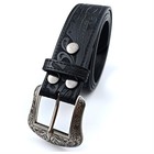 Western Belt Handmade Men s Full Grain Leather With Buckle Cowboy Rodeo Us Ship