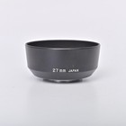 27mm Metal Lens Hood Shade     Screw-in Aluminum For 27mm Thread Lenses Near Mint