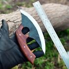 Pizza Cutter Carbon Steel Handmade Alaskan Ulu Knife Chef Kitchen Chopping