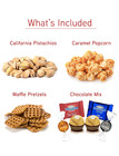 Christmas Tower Box  Party Mix  Gourmet Gift Tower Basket  Gift Basket  Waffle P