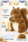 Aurora World Miyoni Squirrel Plush Set  8  Realistic Stuffed Animals For Kids   