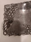 1996 Arthur Court Aluminum Rectangular Bread Tray Grapes   Vines Design 12 x6 