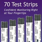 Contour Next Blood Glucose Test Strips 70ct Box Free Shipping