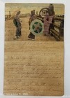 April 1929 Letter W  Stamp Written On Bamboo Sent From U s s  Black Hawk