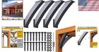 Rustproof Pergola Corner Brackets - 4 Count