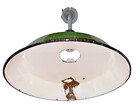 30 s Benjamin 16 Porcelain Industrial Light Green Barn Pendant Vintage Pendant D