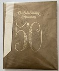 Vintage Hallmark Golden Wedding Anniversary Memory Book Album Unused 50th Gift