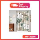 Paopoed Tropical Shower Curtain For Bathroom  Green Palm Tree Flower Plant Boho