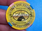  5         club One         fresno California Casino Chip         z-3273