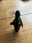 Hagen Renaker Vintage Penguin Figurine Glossy Black White Top Hat Collectible