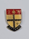 Ottawa Coat Of Arms Travel Souvenir Lapel Pin Ontario Capital Of Canada 
