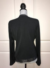Gap Women   s Black Jacket Blazer With Sheer Fabric Trim Lined - Size 8