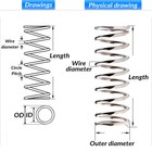 Wire Dia 0 4mm Compression Springs A2 Stainless Steel Small Pressure Spring