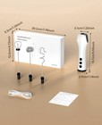 Rechargeable Electric Whisk With 3 Heads 3 Speeds Drink Mixer 