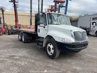 2006 International 4400 18  T a Flatbed Day Cab Diesel Semi Truck A t Bidadoo