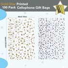 Party Decorations  gold   Wedding  Birthday  200 Pcs Star Printed 6 x10   Wrap