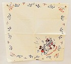 Mickey Mouse Paper Party Napkin  1 Dennison Disney 30s Minnie Mouse Banjo Violin