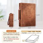 Classic Bible Cover Pu Leather Carrying Book Case Church Bag 11 75  X 8 25  