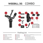 Zhiyun Weebill 3s Combo Gimbal Stabilizer For Dslr Mirrorless Camera  sling Grip
