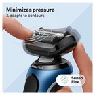 Braun Series 6 Senso Flex Wet dry Electric Shaver Kit 6120s 60min Battery