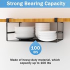 Under Shelf Storage Basket Organizer Hanging Holder For Kitchen Pantry Desk B   