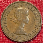 High Grade  Xf 1958 Great Britain English 1 2 Half Penny Cent-oct545