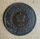 Canada  New Brunswick  1 Cent  1864  Km 6  Long 6
