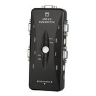 Kvm Switch 4 Pc Laptop Share Hub Vga Monitor Usb Keyboard Mouse Printer Selector