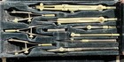 Vintage Eugene Dietzgen 10-piece Drafting Co  Tool Set 1189-p