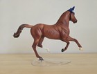 Breyer Traditional Model Horse Flexible  1722 Show Jumper W  Fly Bonnet   Base